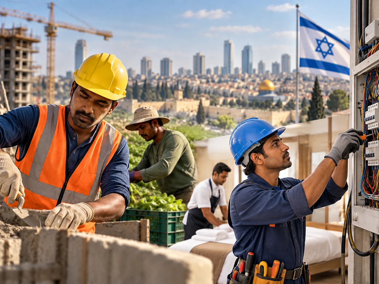 העסקת עובדים זרים בישראל בשנת 2026: ענפים מרכזיים, היתרים וגיוס עובדים